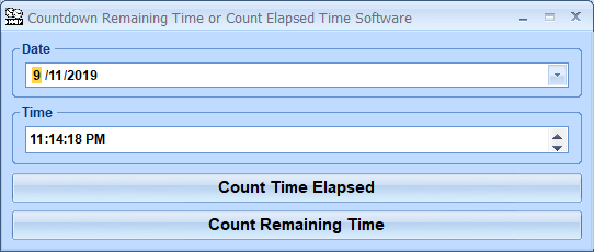 screenshot of countdown-remaining-time-or-count-elapsed-time-software