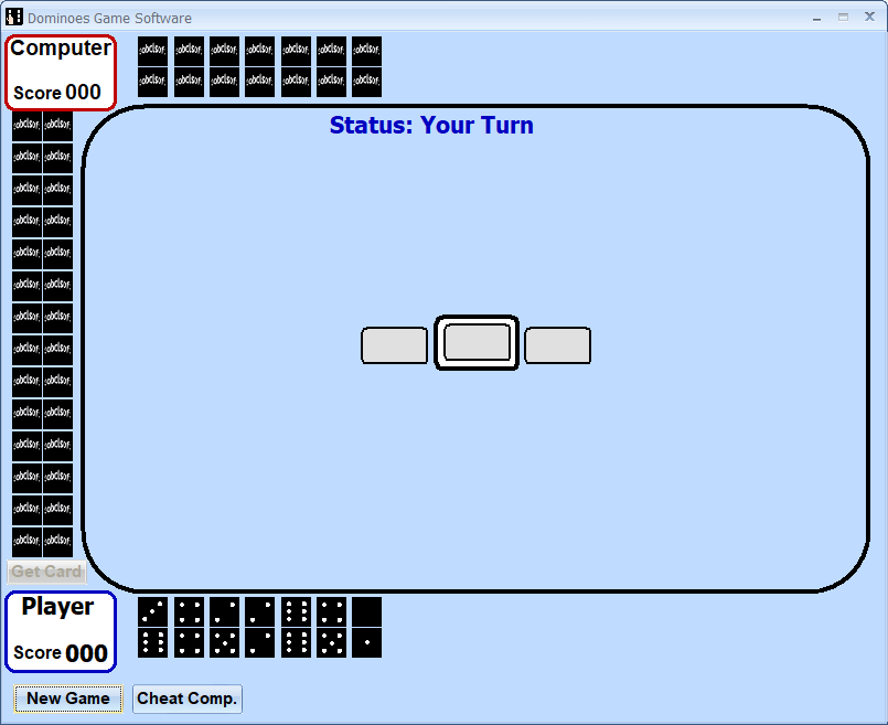 screenshot of dominoes-game-software