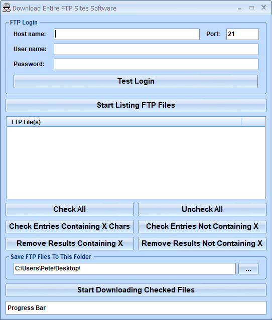 screenshot of download-entire-ftp-sites-software
