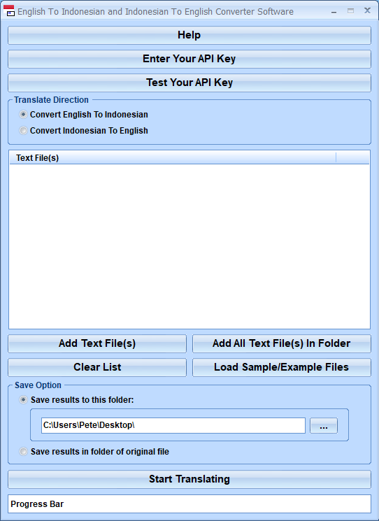 screenshot of english-to-indonesian-and-indonesian-to-english-converter-software