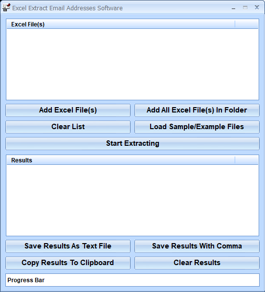 screenshot of excel-extract-email-addresses-software