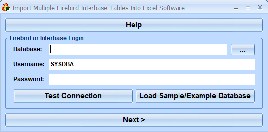 screenshot of excel-import-multiple-firebird-tables-software