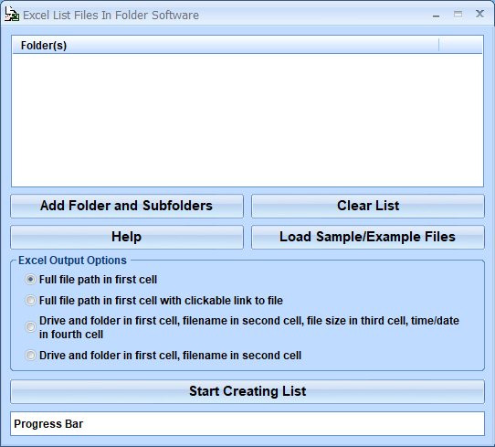 screenshot of excel-list-files-in-folder-software