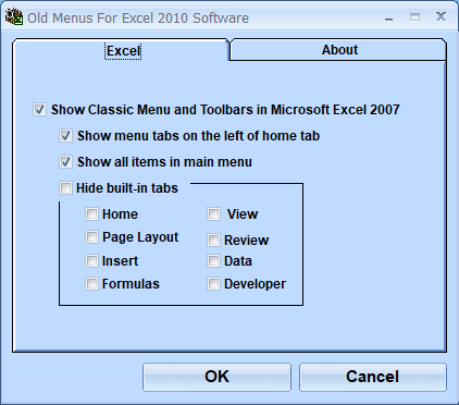 screenshot of old-menus-for-excel-2010-software