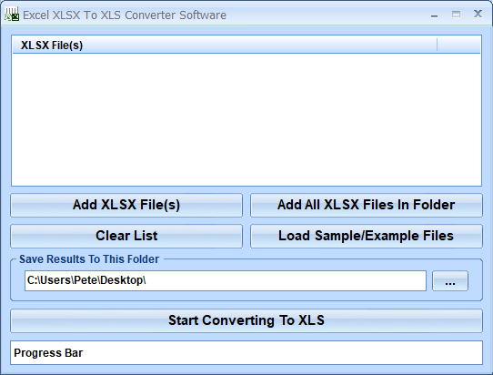 screenshot of excel-xlsx-to-xls-converter-software
