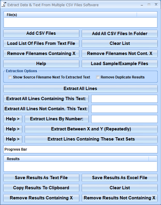 screenshot of extract-data-and-text-from-multiple-csv-files-software