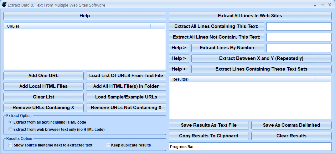 screenshot of extract-data-and-text-from-multiple-web-sites-software