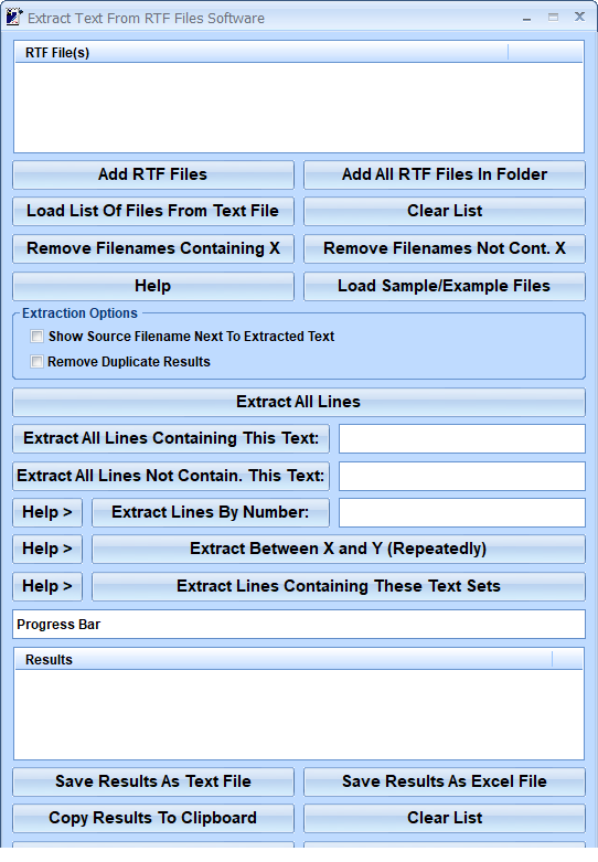 screenshot of extract-data-and-text-from-multiple-rtf-files-software