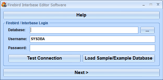 screenshot of firebird-interbase-editor-software