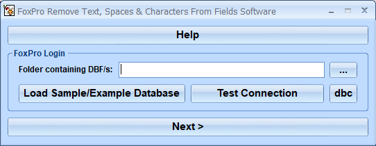 screenshot of foxpro-remove-text,-spaces-and-characters-from-fields-software