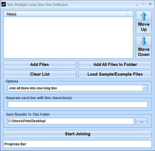 screenshot of join-multiple-lines-into-one-software