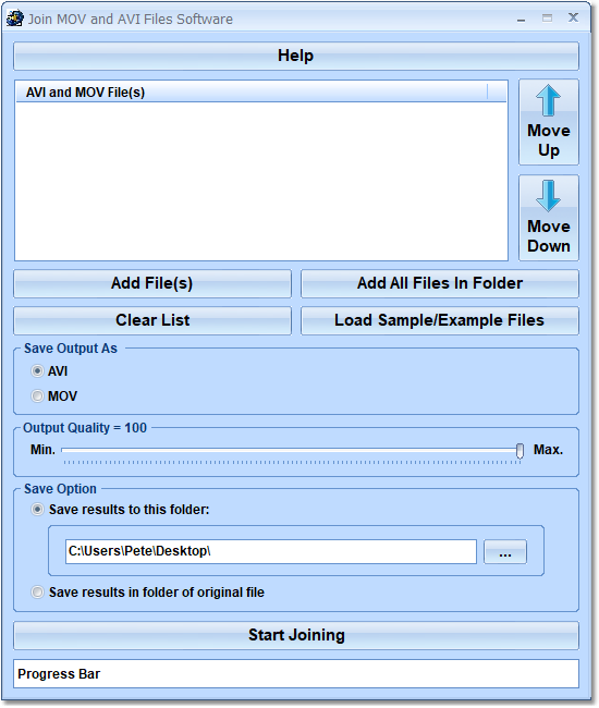 screenshot of join-mov-avi