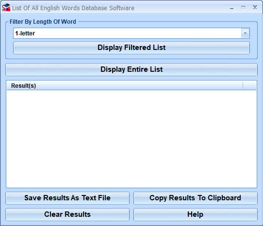 screenshot of list-of-all-english-words-database-software