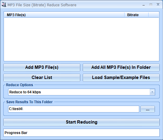 screenshot of mp3-file-size-(bitrate)-reduce-software