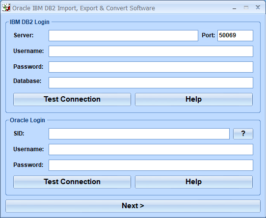 screenshot of oracle-ibm-db2-import,-export-and-convert-software