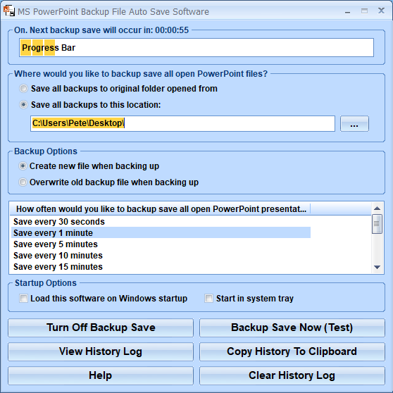 screenshot of ms-powerpoint-backup-file-auto-save-software