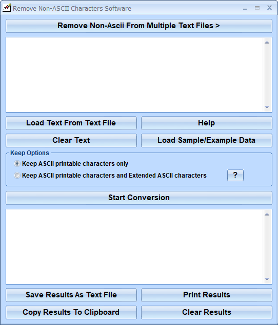 screenshot of remove-nonascii