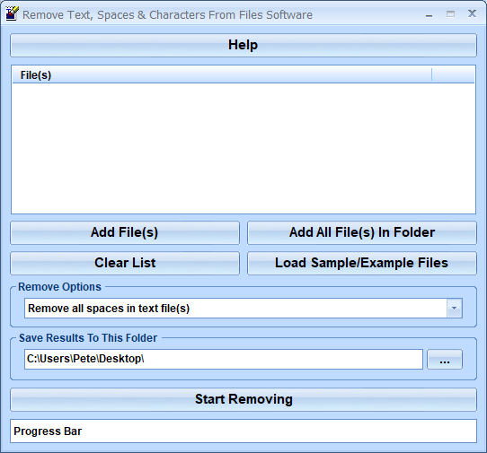 screenshot of remove-text,-spaces-and-characters-from-files-software