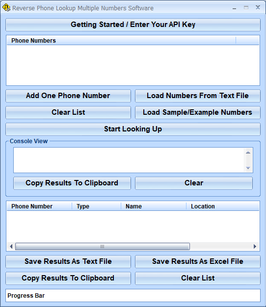 screenshot of reverse-phone-lookup-multiple-numbers-software