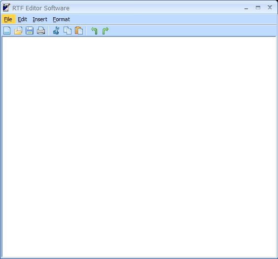 screenshot of rtf-editor-software
