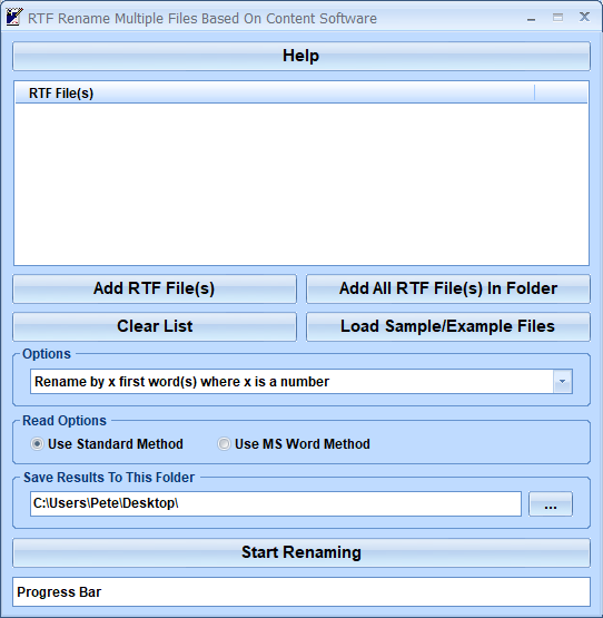 screenshot of rtf-rename-multiple-files-based-on-content-software