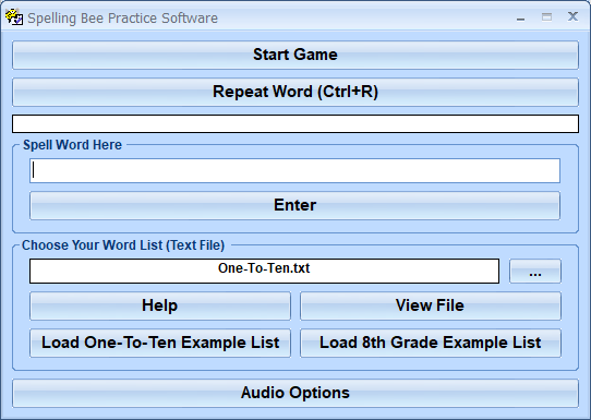 screenshot of spelling-bee-practice-software