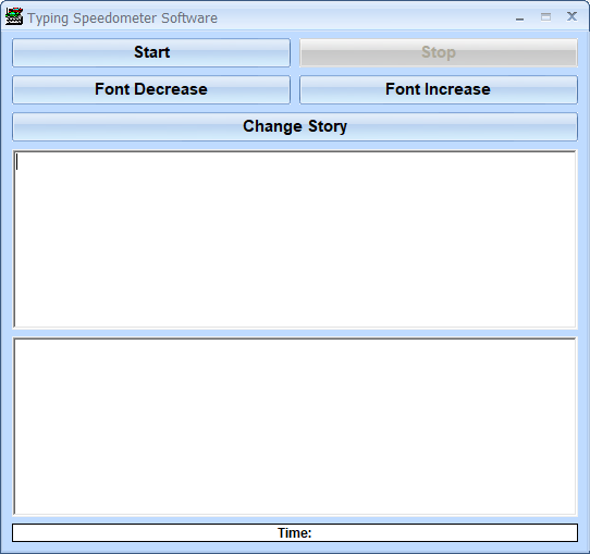 screenshot of typing-speedometer-software