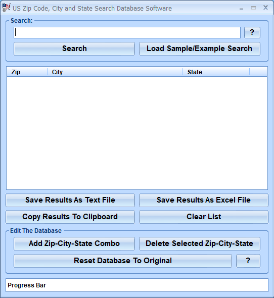 screenshot of us-city-state-zip-database