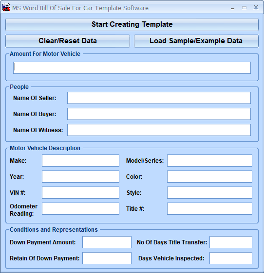 screenshot of ms-word-bill-of-sale-for-car-template-software