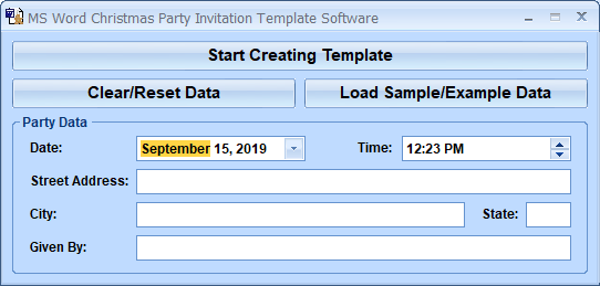 screenshot of ms-word-christmas-party-invitation-template-software