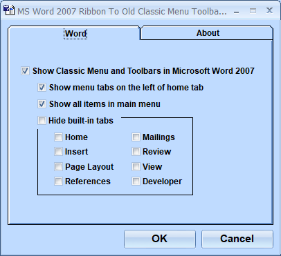 screenshot of ms-word-2007-ribbon-to-old-classic-menu-toolbar-interface-software