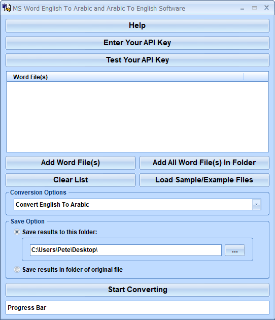 screenshot of ms-word-convert-documents-from-english-to-arabic-and-arabic-to-english-software