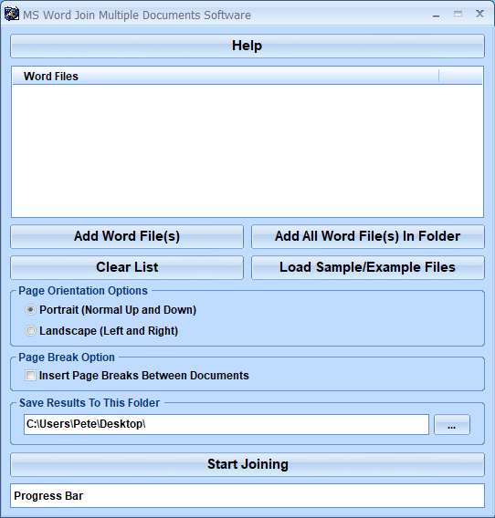 screenshot of ms-word-join-multiple-documents-software