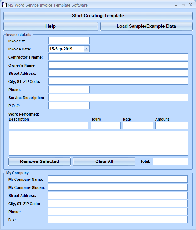 screenshot of ms-word-service-invoice-template-software