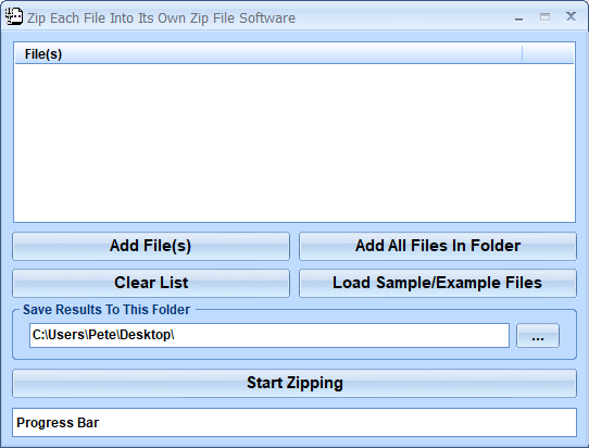 screenshot of zip-each-file-into-its-own-zip-file-software